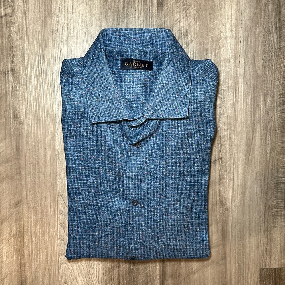 Garnet Los Angeles Studio Long Sleeve Button Down - Large